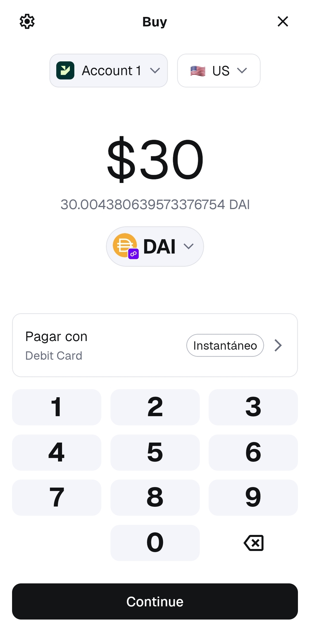 Comprar DAI en MetaMask