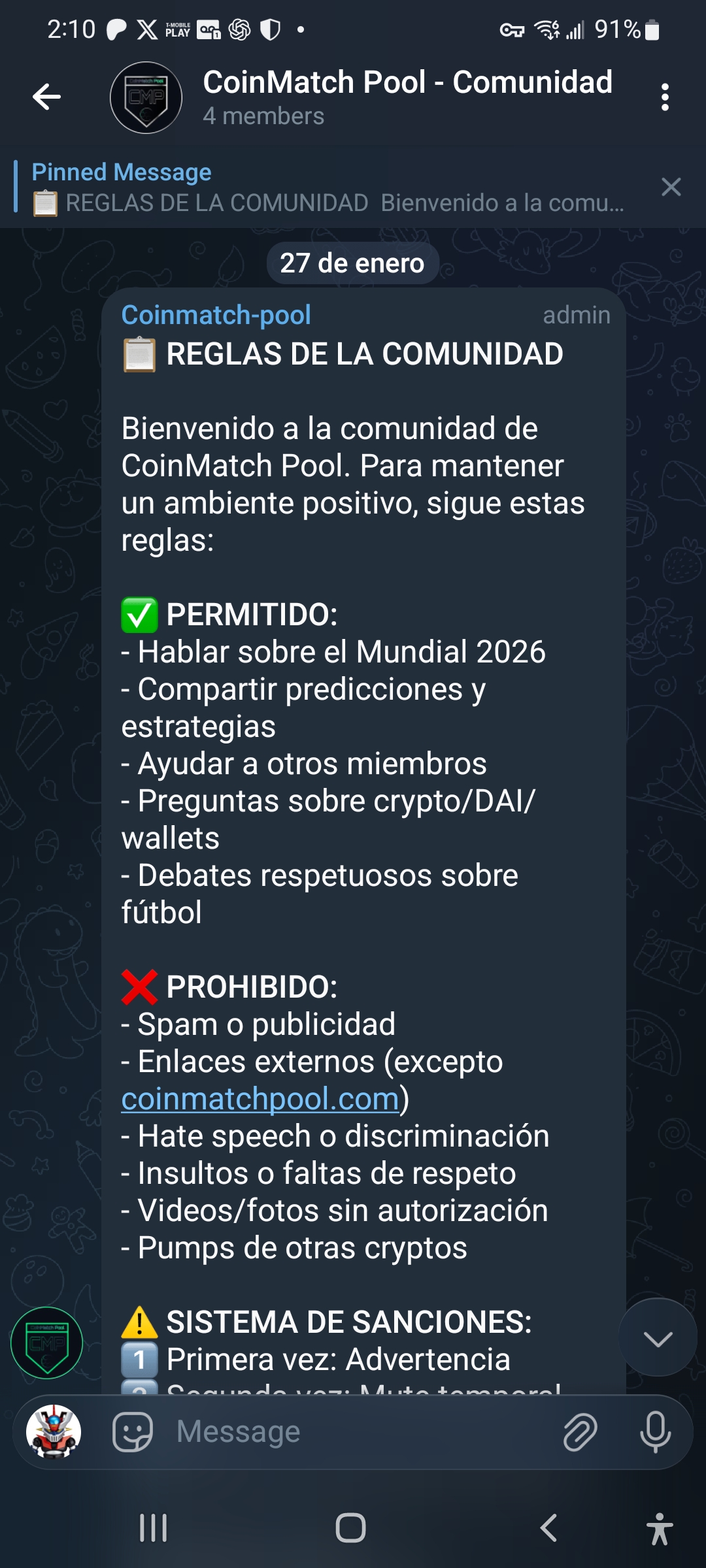 Unirse al Grupo Comunidad